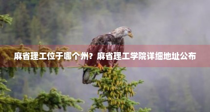 麻省理工位于哪个州？麻省理工学院详细地址公布