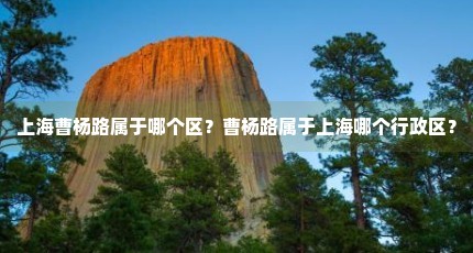 上海曹杨路属于哪个区？曹杨路属于上海哪个行政区？