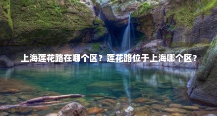 上海莲花路在哪个区？莲花路位于上海哪个区？