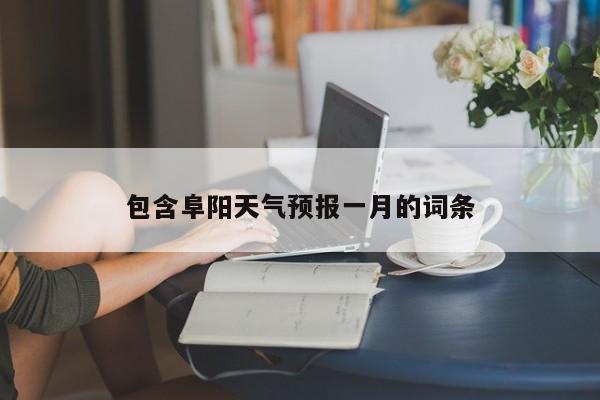 包含阜阳天气预报一月的词条