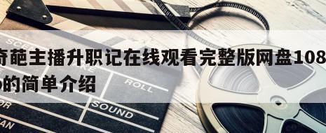 奇葩主播升职记在线观看完整版网盘1080p的简单介绍