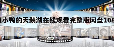 丑小鸭的天鹅湖在线观看完整版网盘1080p