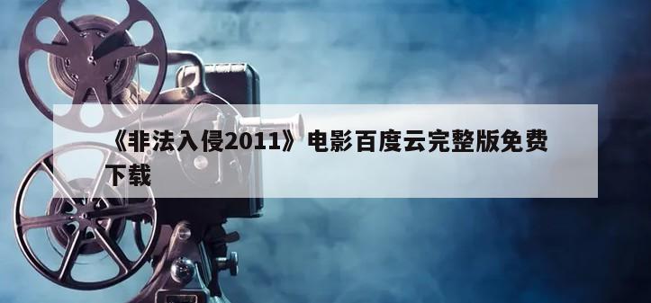 《非法入侵2011》电影百度云完整版免费下载