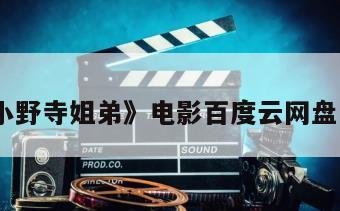 《小野寺姐弟》电影百度云网盘下载