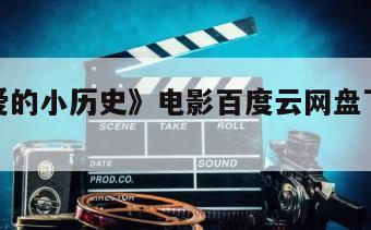 关于《爱的小历史》电影百度云网盘下载的信息