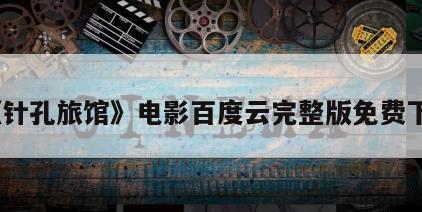 《针孔旅馆》电影百度云完整版免费下载