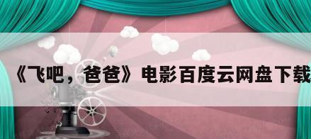 《飞吧，爸爸》电影百度云网盘下载