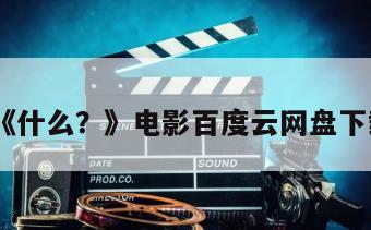 《什么？》电影百度云网盘下载