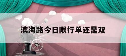 滨海路今日限行单还是双
