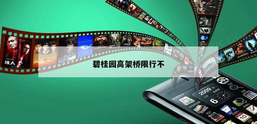 碧桂园高架桥限行不