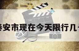 泰安市现在今天限行几号