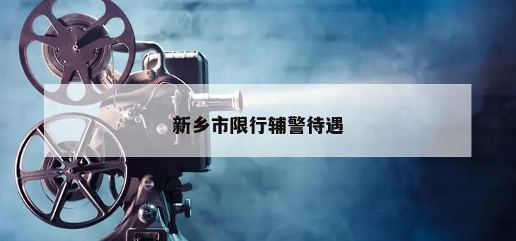 新乡市限行辅警待遇