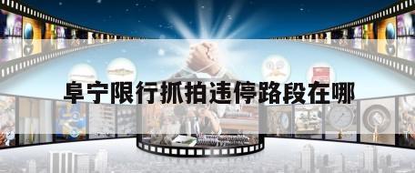阜宁限行抓拍违停路段在哪