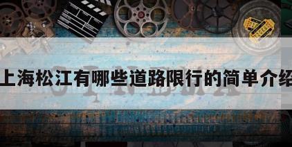 上海松江有哪些道路限行的简单介绍