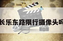 长乐东路限行摄像头吗