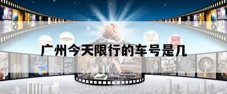 广州今天限行的车号是几