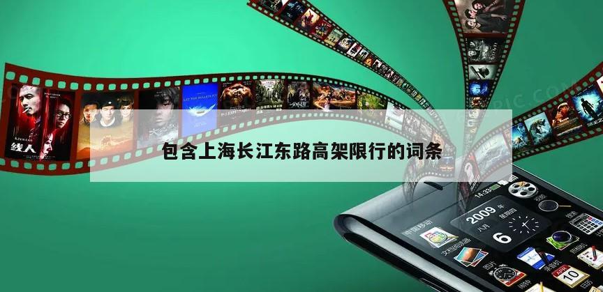 包含上海长江东路高架限行的词条